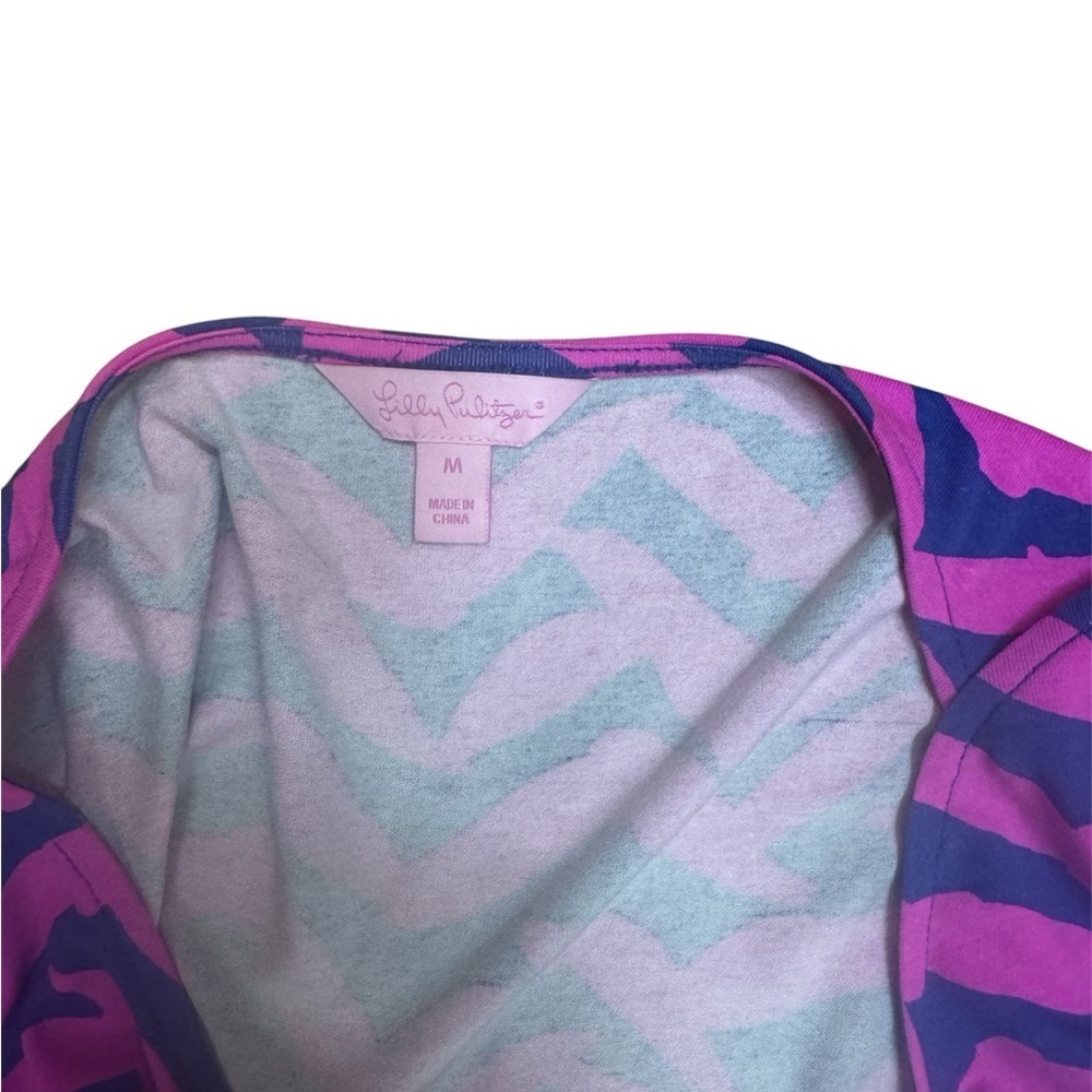 Lilly Pulitzer Pink and Purple Chevron Maxi Dress - Picture 7 of 7